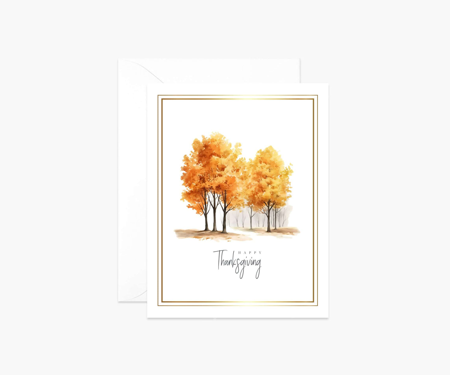Autumn Trees Note Card Set