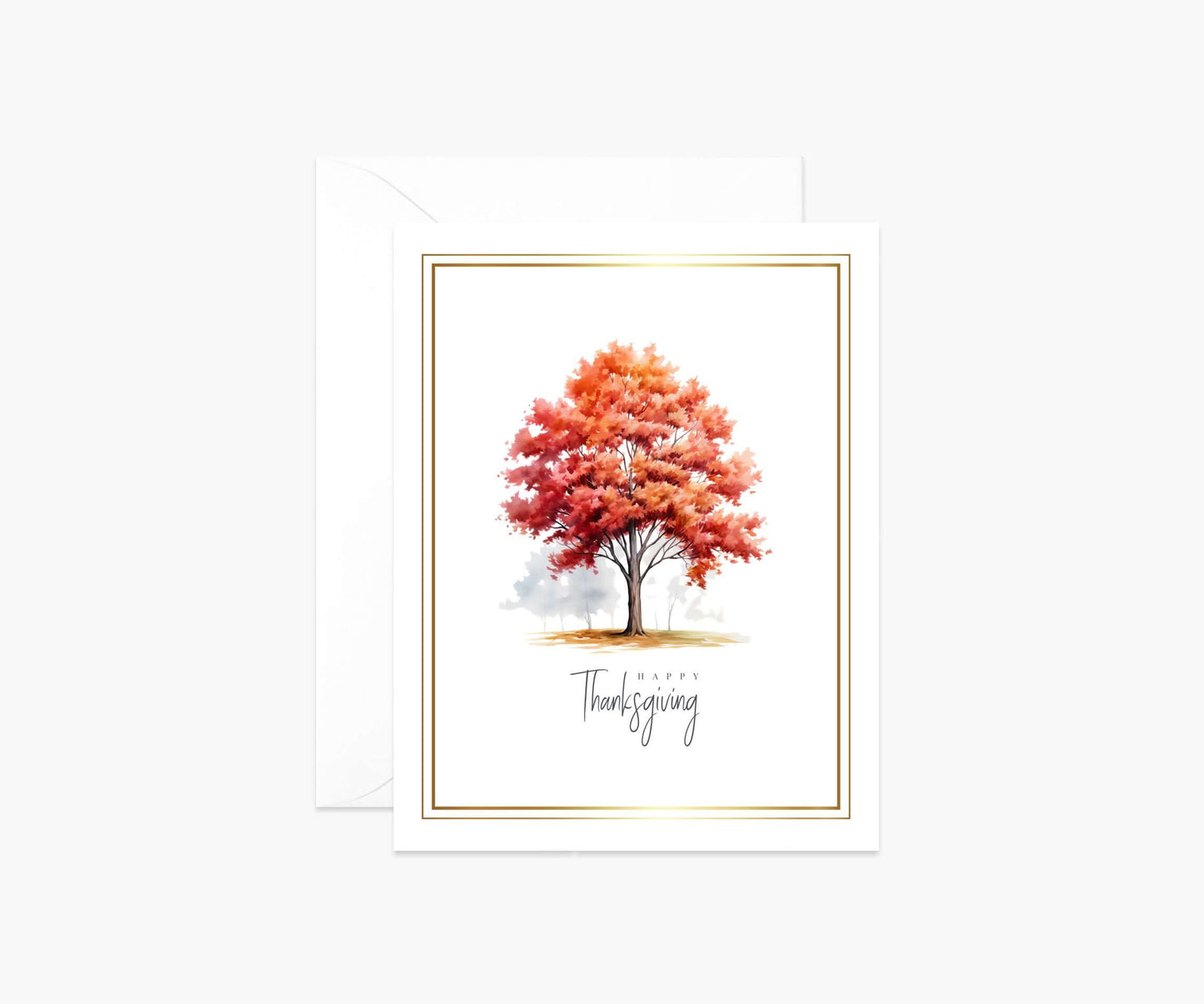 Autumn Trees Note Card Set
