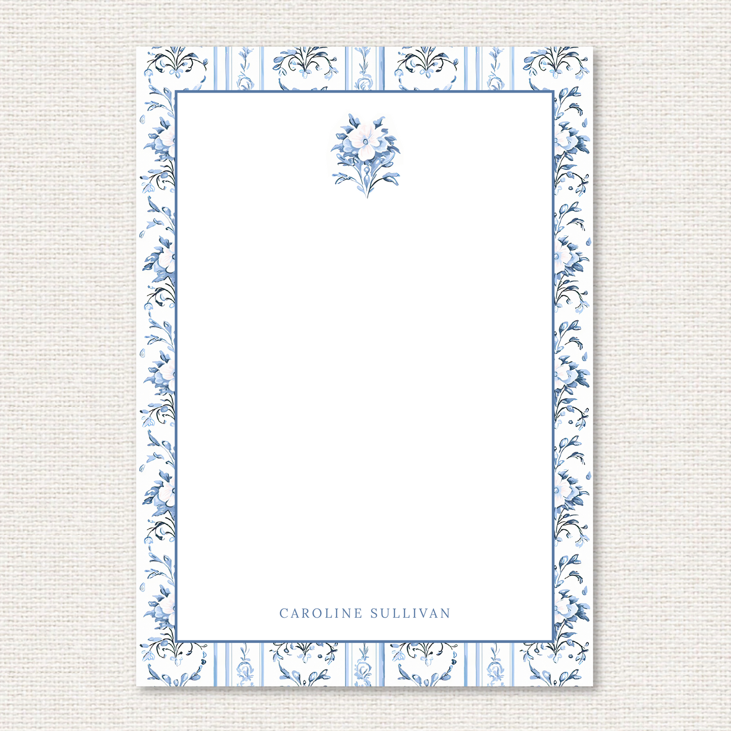 THE CAROLINE PERSONALIZED NOTEPAD