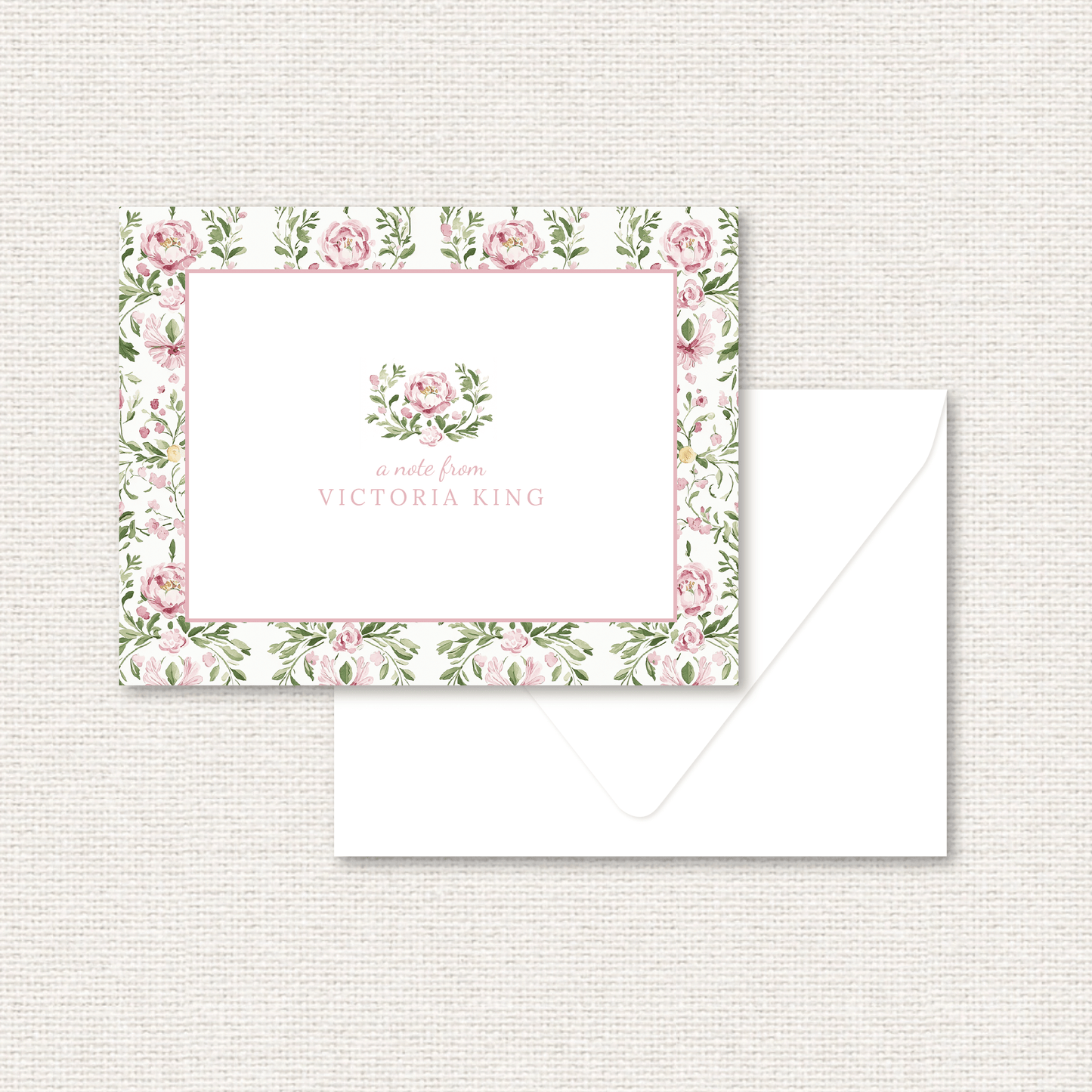 THE LOUISA PERSONALIZED NOTE CARD