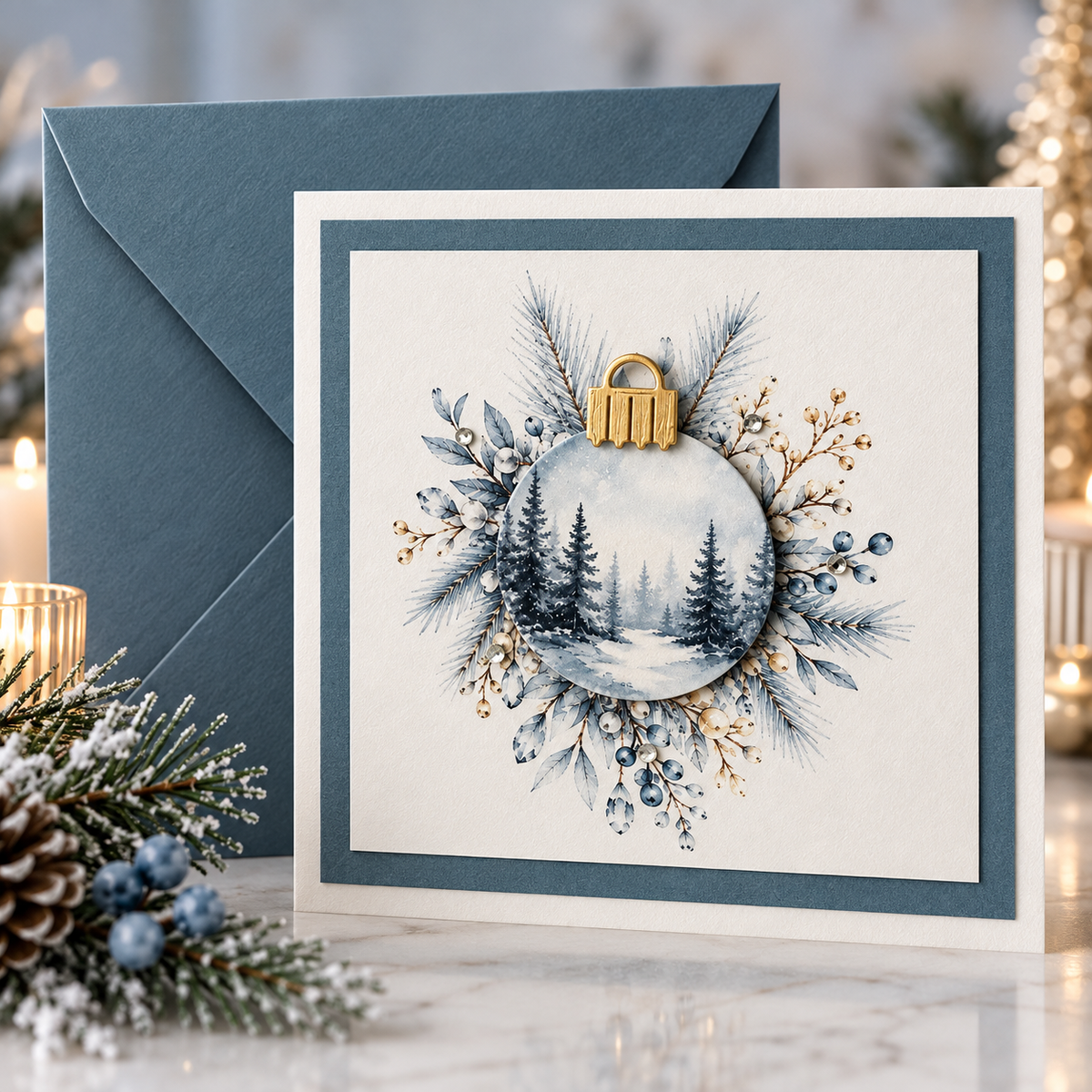 The Heirloom Ornament Collection | Assorted Set of 12 Christmas Cards