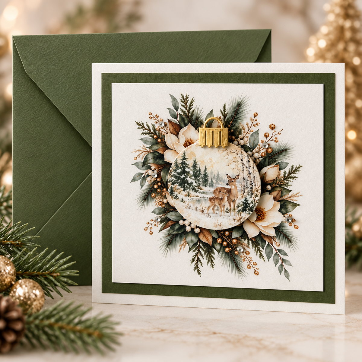 Woodland Reverie | Dimensional Christmas Cards