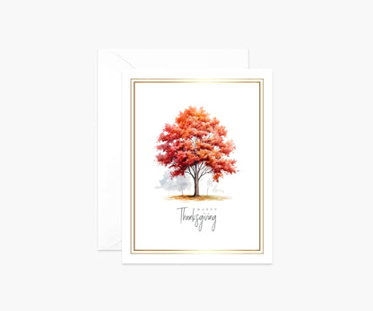 Autumn Trees Note Card Set