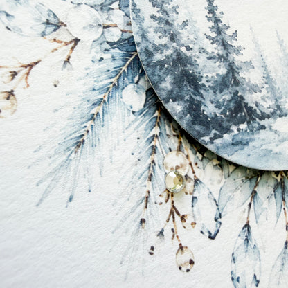 Winter's Whisper | Dimensional Christmas Cards