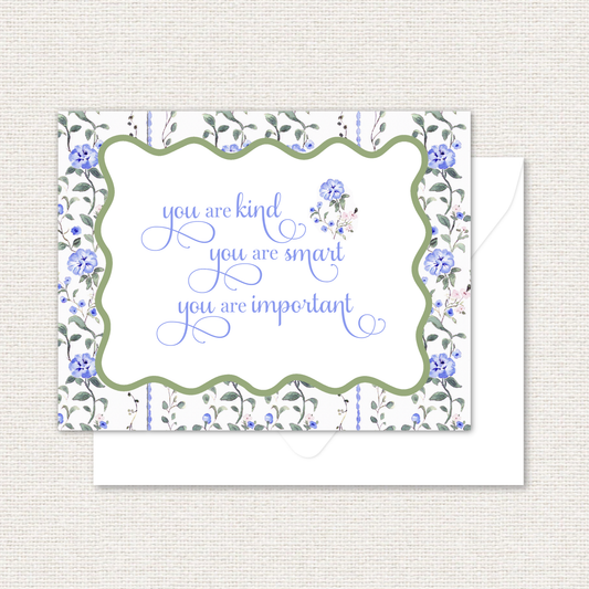 Quotable Cards - You are Kind, You are Smart, You are Important