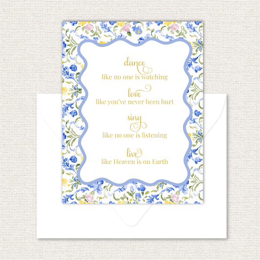 Quotable Cards - Dance like no one is watching