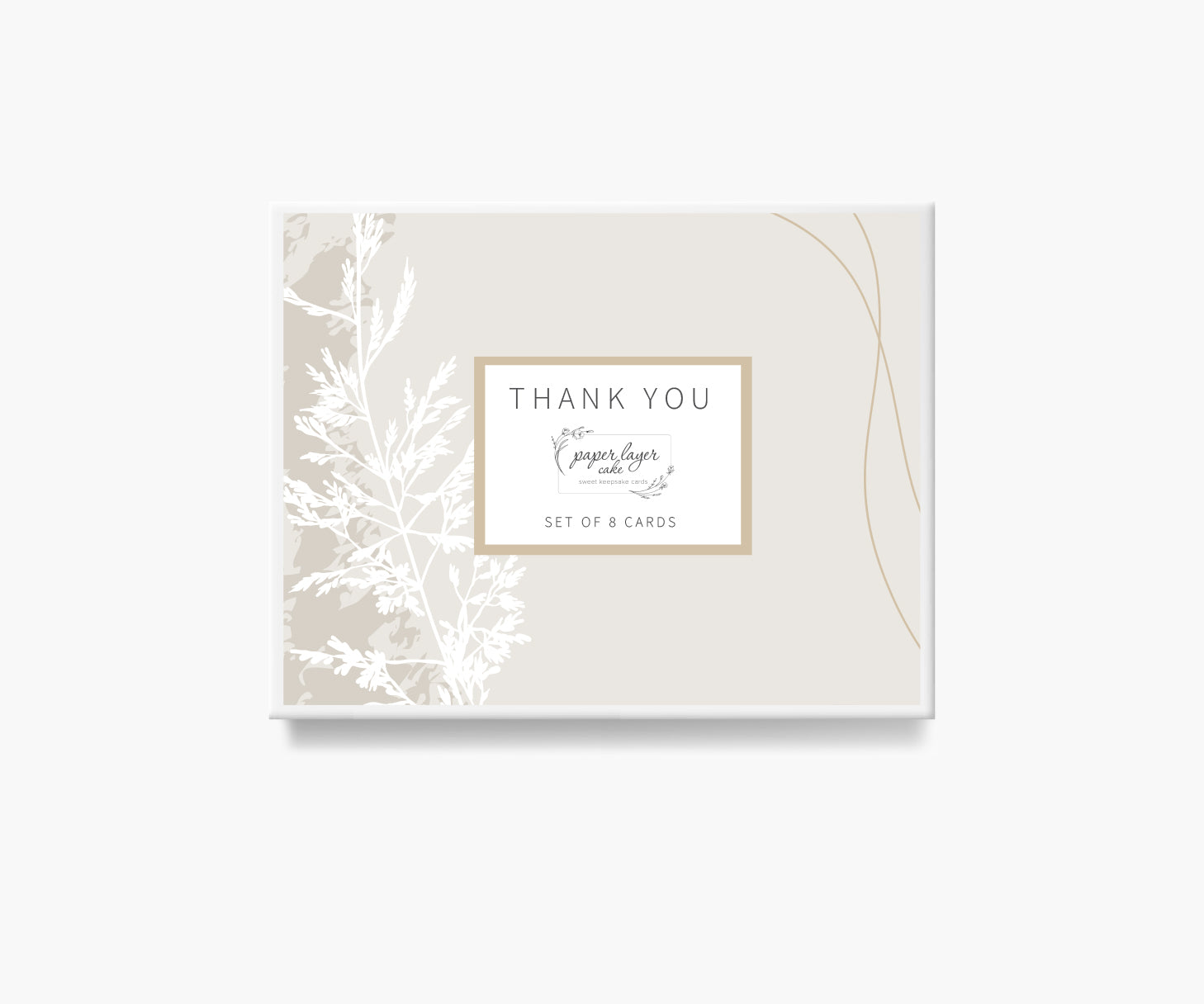 Thank You Card Boxed Set - Sea Oats – Paper Layer Cake