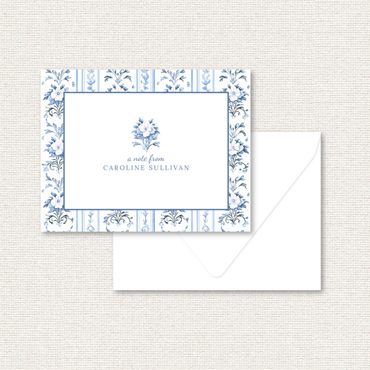 THE CAROLINE PERSONALIZED NOTE CARD