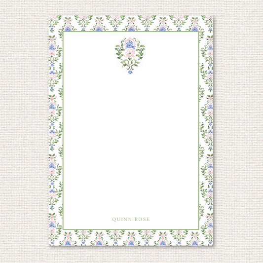THE QUINN PERSONALIZED NOTEPAD