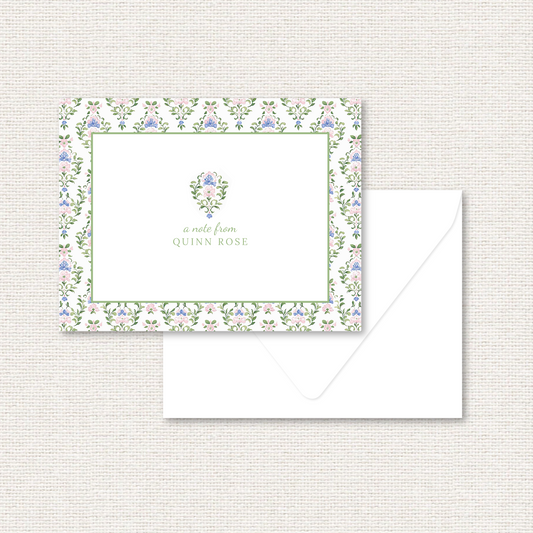 THE QUINN PERSONALIZED NOTE CARD