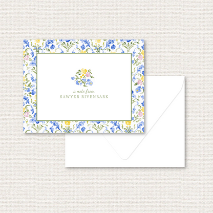 THE SAWYER PERSONALIZED NOTE CARD
